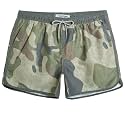maamgic Mens Boys Short 80s 90s Vintage Swim Trunks with Mesh Lining Quick Dry Swim Suits Board Shorts
