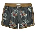 maamgic Mens Boys Short 80s 90s Vintage Swim Trunks with Mesh Lining Quick Dry Swim Suits Board Shorts
