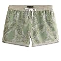 maamgic Mens Boys Short 80s 90s Vintage Swim Trunks with Mesh Lining Quick Dry Swim Suits Board Shorts