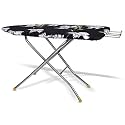 Maanit Wooden Heavy Self Standing Ironing Board/Table 18 Inch | Foldable Portable Iron Board with Iron Stand | Strong Stable Base for Home Use