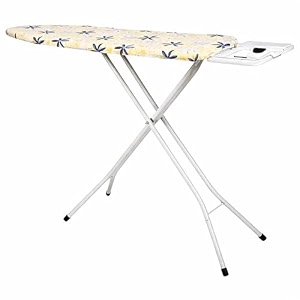 maanit wooden heavy self standing ironing boardtable 18 inch  foldable portable iron board with iron stand  strong stable base for home use