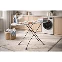 Maanit Wooden Heavy Self Standing Ironing Board/Table 18 Inch | Foldable Portable Iron Board with Iron Stand | Strong Stable Base for Home Use