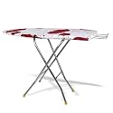 Maanit Wooden Heavy Self Standing Ironing Board/Table 18 Inch | Foldable Portable Iron Board with Iron Stand | Strong Stable Base for Home Use