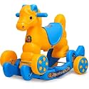 Maanit Rideons & Wagons Non Battery Operated Ride On (Blue Orange)