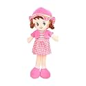 MABLE Winky Doll Soft Plush Toy for Girls | Super Cuddly Stuffed Doll for Kids &amp; Toddlers | Cute Baby Doll Toy for Playtime &amp; Bedtime (Pink, 40CM)