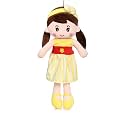 MABLE Soft Doll for Girls | Cute Plush Baby Doll Toy with Colourful Hairband | Huggable Stuffed Doll Gift for Kids, Girls, Toddlers &amp; Babies Age 3 to 5 Years (40CM Yellow)
