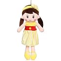 MABLE Soft Doll for Girls | Cute Plush Baby Doll Toy with Colourful Hairband | Huggable Stuffed Doll Gift for Kids, Girls, Toddlers &amp; Babies Age 3 to 5 Years (80CM Yellow)