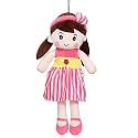 MABLE Soft Doll for Girls | Cute Plush Baby Doll Toy with Colourful Hairband | Huggable Stuffed Doll Gift for Kids, Girls, Toddlers &amp; Babies Age 3 to 5 Years (40CM Rani)