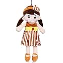 MABLE Soft Doll for Girls | Cute Plush Baby Doll Toy with Colourful Hairband | Huggable Stuffed Doll Gift for Kids, Girls, Toddlers &amp; Babies Age 3 to 5 Years (60CM Brown)