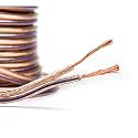 Mabron 23/52 AWG Enhanced Loud Free Bare Copper Speaker Wire Cable (100ft)