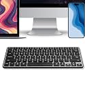 Macally Wireless Bluetooth Keyboard for Mac - Premium Multi Device Connectivity - Compatible Apple Keyboard for MacBook Pro/Air, iMac, Mac mini, iPad, Laptop, and PC