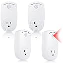 Macarrie 4 Pieces Motion Sensor Sockets Indoor for Corridor Garage Patio