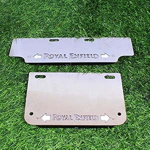 mach7 led light number plate for royal enfield models classicelectrastandard made in india bike number plate