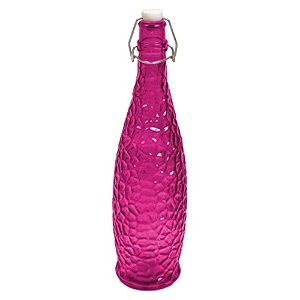 machak crick glass water bottle for fridge 1 ltr purple set of 2