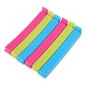 Machak Plastic Food Bag Pouch Sealing Clips 18 pcs, (Multi Color)