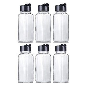 Machak Square Glass Jar Spice Container Salt
