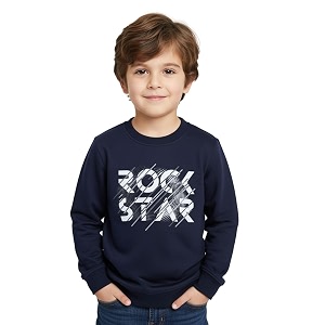 Mack Jonney Boys Printed Fleece Sweatshirt -