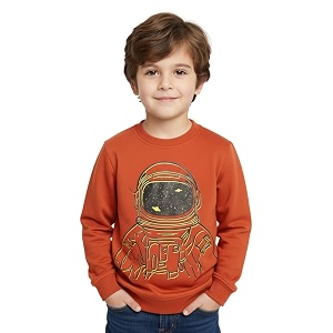 Mack Jonney Boys Printed Fleece Sweatshirt -