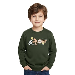 Mack Jonney Boys Printed Fleece Sweatshirt -