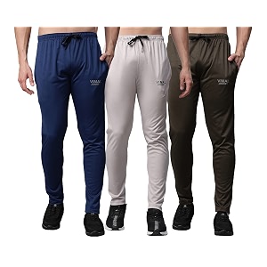 Mack Jonney Dryfit Solid Lycra Trackpants for