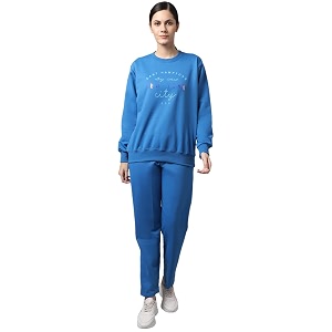 Mack Jonney Fleece Printed Tracksuit for Women-SW