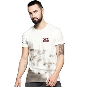 Mack Jonney Mens Printed Cotton Rich Round