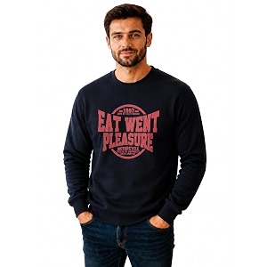 Mack Jonney Mens Printed Fleece SweatshirtFull Sleeve