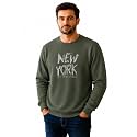 Mack Jonney Men39s Printed Fleece SweatshirtFull Sleeve