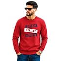 Mack Jonney Men39s Printed Fleece SweatshirtFull Sleeve