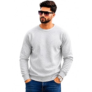 Mack Jonney Mens Solid Winter SweatshirtSoft Fleece