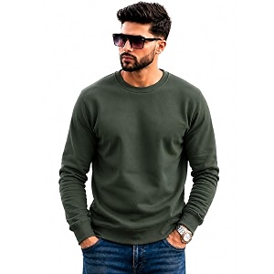 Mack Jonney Mens Solid Winter SweatshirtSoft Fleece