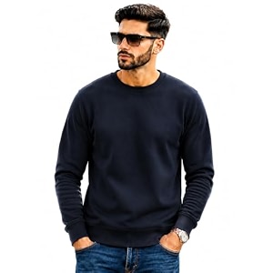 Mack Jonney Mens Solid Winter SweatshirtSoft Fleece