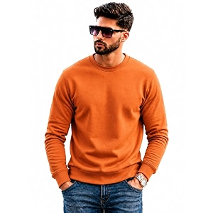 Mack Jonney Mens Solid Winter SweatshirtSoft Fleece