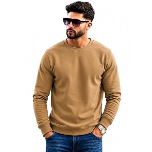 Mack Jonney Mens Solid Winter SweatshirtSoft Fleece