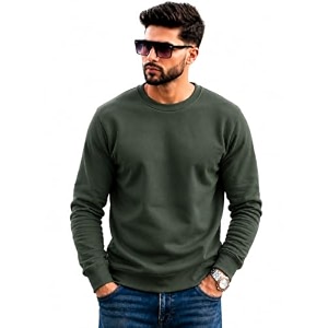 Mack Jonney Mens Solid Winter SweatshirtSoft Fleece