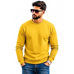 Mack Jonney Mens Solid Winter SweatshirtSoft Fleece