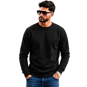 Mack Jonney Mens Solid Winter SweatshirtSoft Fleece