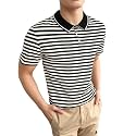 Mack Jonney Men39s Striped Cotton Rich Collar