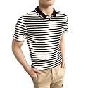Mack Jonney Men39s Striped Cotton Rich Collar