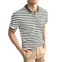 Mack Jonney Men39s Striped Cotton Rich Collar