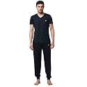 Mack Jonney Men Cotton Blend Relaxed Night