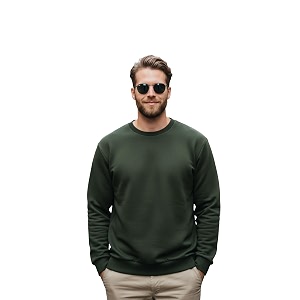 Mack Jonney Men Regular Fit Fleece BlackRound