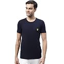 Mack Jonney Men Round Neck Cotton Solid