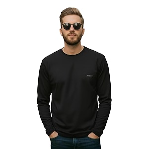 Mack Jonney Mens Black Polyester Dry-Fit Full