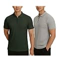 MACK JONNEY Mens Cotton Self Design Polo