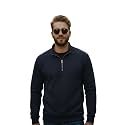 Mack Jonney Mens Fleece Half-Zip High Neck