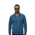 Mack Jonney Mens Fleece Half-Zip High Neck