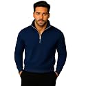 Mack Jonney Mens Fleece Half-Zip High Neck