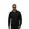 Mack Jonney Mens Fleece Half-Zip High Neck