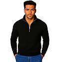 Mack Jonney Mens Fleece Half-Zip High Neck